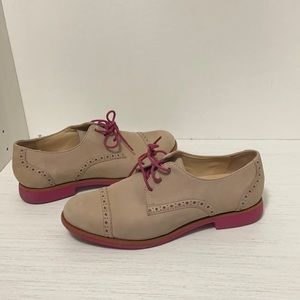 Cole Haan Flats, beige & pink